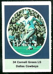 1972 Sunoco Stamps      166     Cornell Green